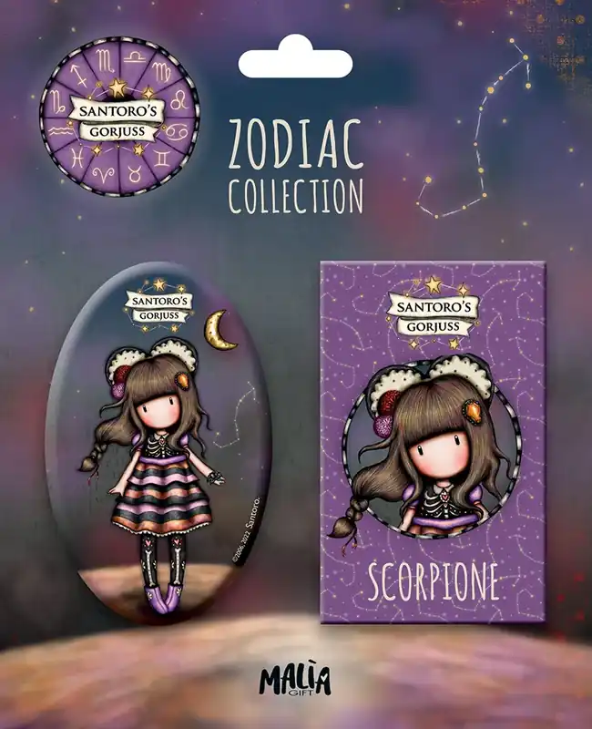 Compra Oggi Stesso Gorjuss Zodiaco. Scorpione. Calamita e minibook