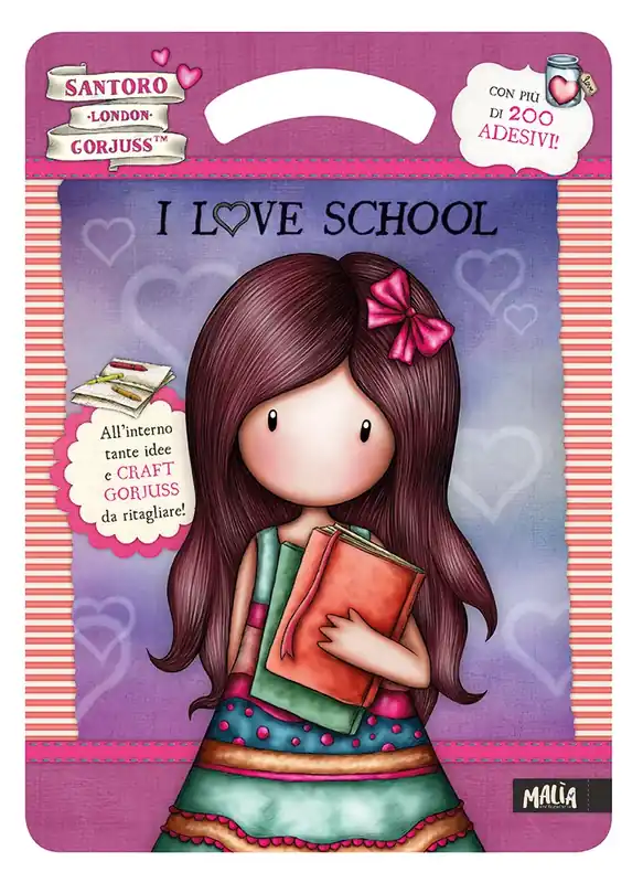 Gorjuss. I love school. Activity book con 200 adesivi Direttamente Dal Produttore