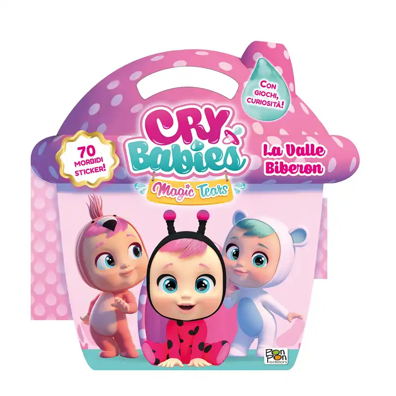 Offerta Lampo Cry Babies. La valle biberon. Puffy sticker