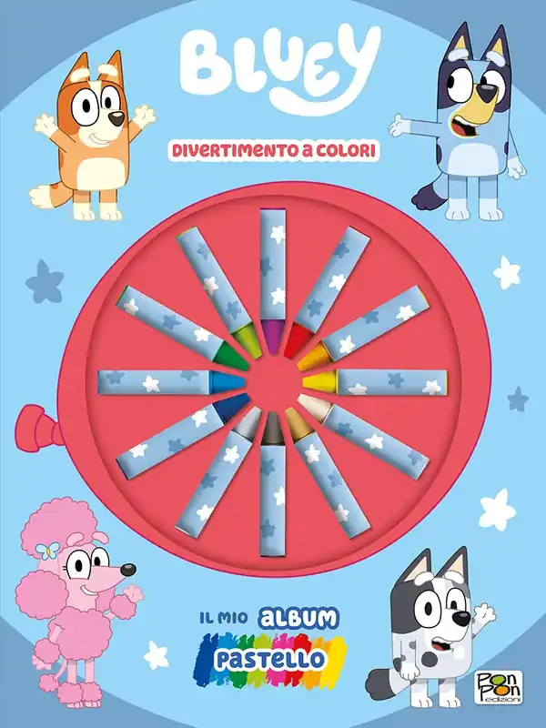 Bluey. Divertimento a colori! Il mio album pastello Compra Oggi Stesso