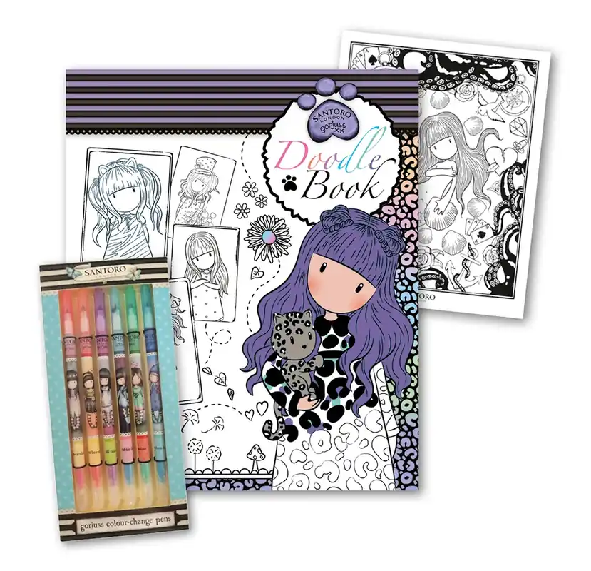 Gorjuss. Doodle Book. Con penne cambia-colore Esclusivo
