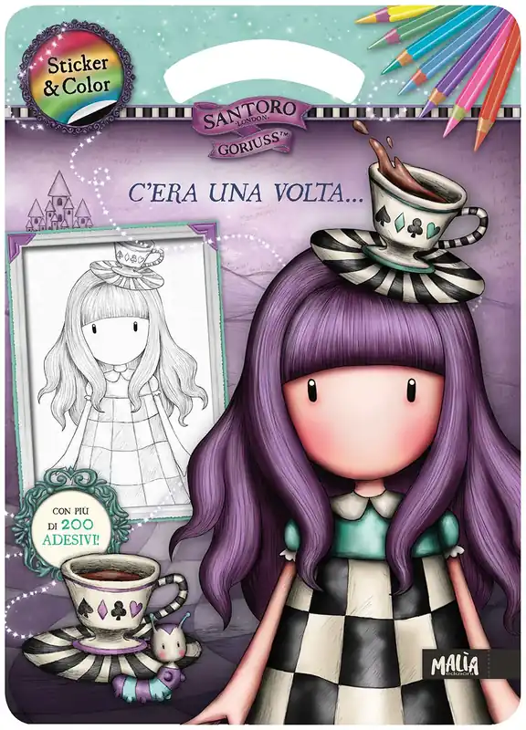 Vendita Finale Gorjuss. Sticker&Color. C‘era una volta...