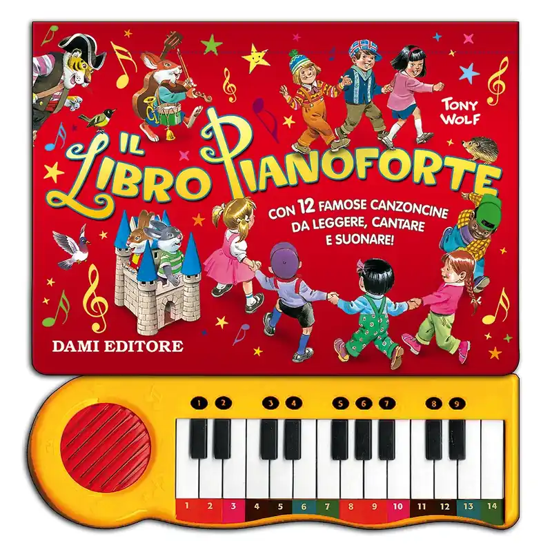 Sconto Il Libro Pianoforte Con 12 famose canzoncine da leggere, cantare e suonare!