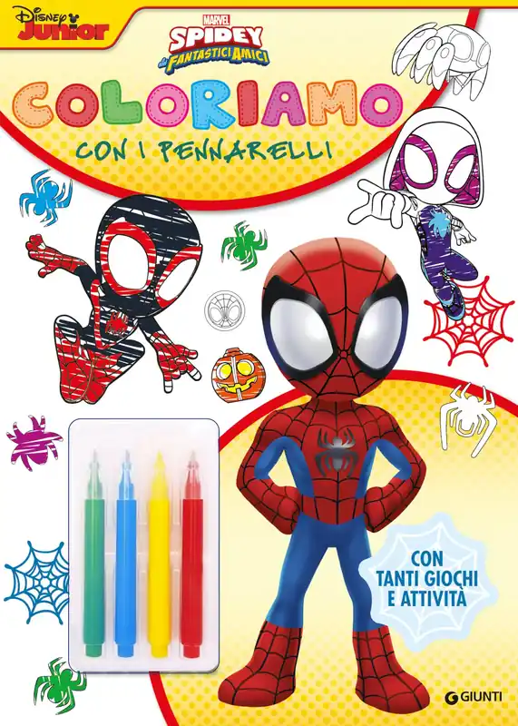 Coloriamo con i pennarelli - Spidey e i suoi fantastici amici Con tanti giochi e attività Sconto