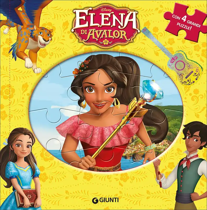 Libri Puzzle - Elena di Avalor Con 4 grandi puzzle! Ordina Subito