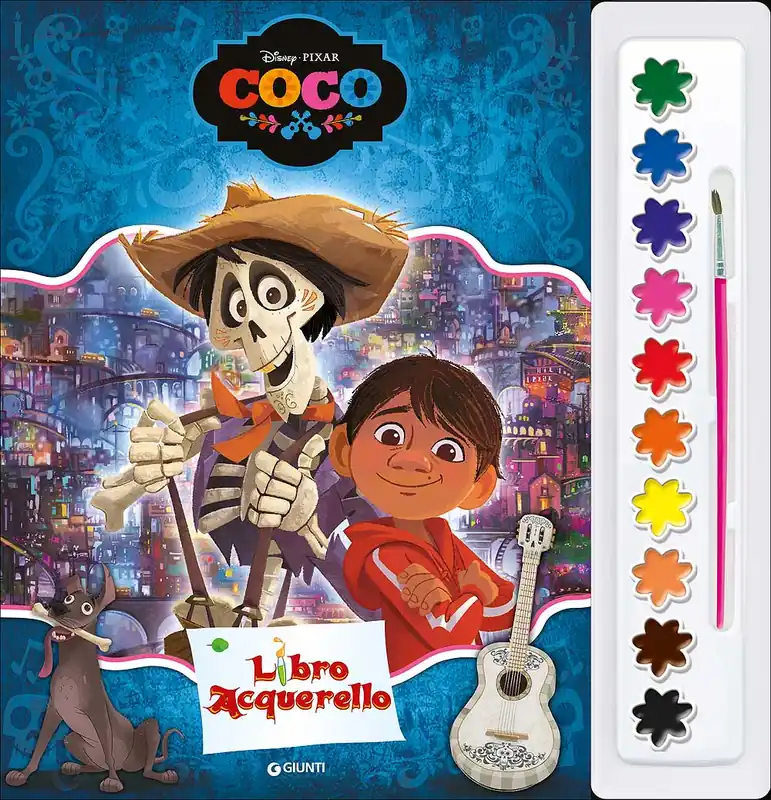 Ultimissimo Modello Libro Acquerello - Coco Contiene 10 acquerelli e un pennello
