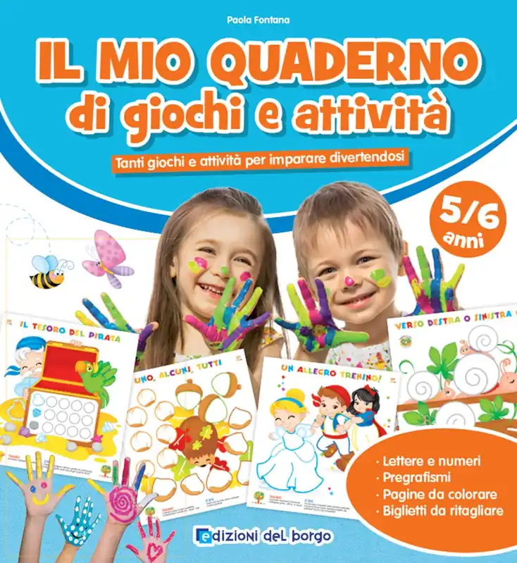 Prezzo Scontato Il mio quaderno di giochi e attività 5/6 + pennarelli Tanti giochi e attività per imparare divertendosi