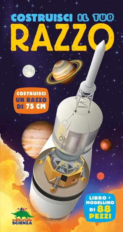 Costruisci il tuo razzo Libro + modellino di 88 pezzi Reso Gratuito