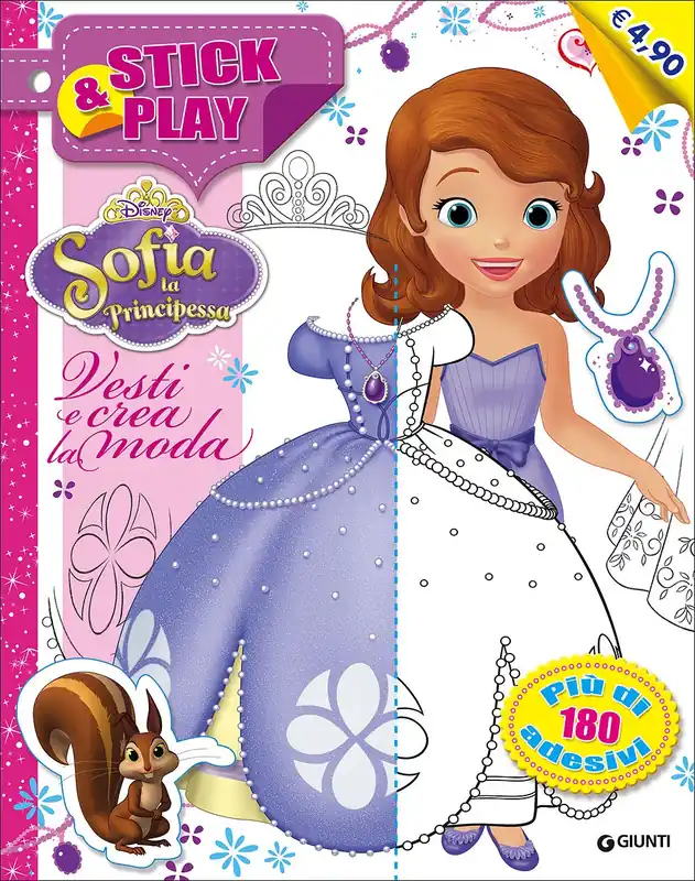 Miglior Prezzo Stick&Play - Sofia la Principessa Vesti e crea la moda - Più di 180 adesivi