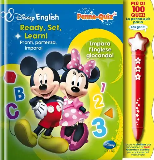 Ready, set, learn!-Pronti, partenza, impara! Penna-quiz. Ediz. bilingue. Con gadget Pagamento Sicuro