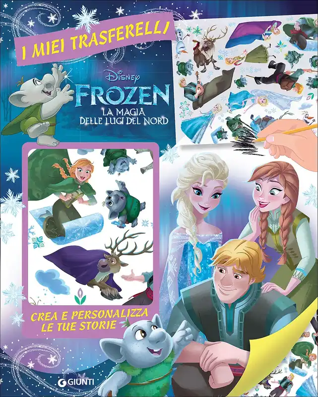 I miei trasferelli - Frozen. La magia delle luci del Nord Crea e personalizza le tue storie Vendita Finale