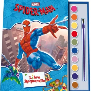 Soddisfatti O Rimborsati Libro Acquerello - Spider-Man Contiene 10 acquerelli e un pennello