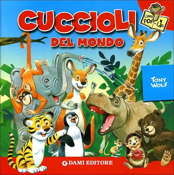 Cuccioli del mondo (Tridimensionale) Illustrazioni di Tony Wolf Scelto Dai Clienti