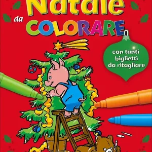 Spedito Oggi Il Superlibro di Natale da colorare con tanti biglietti da ritagliare