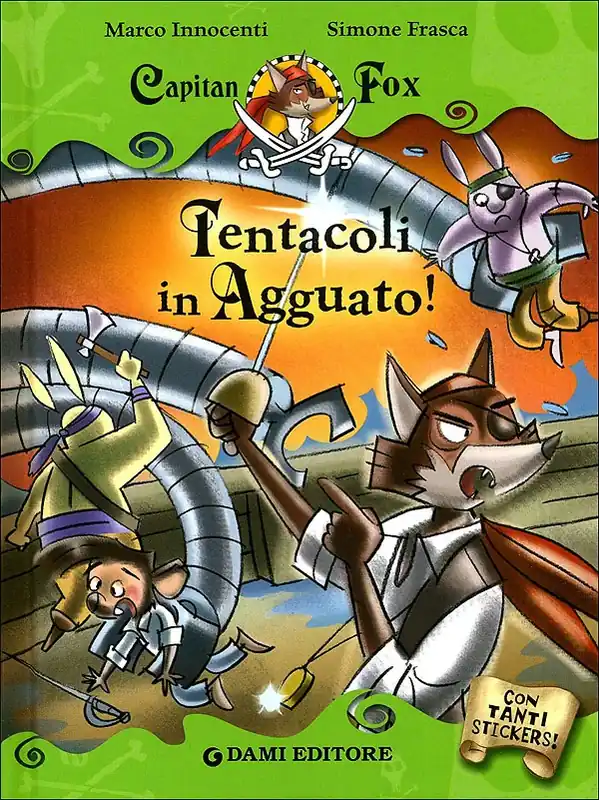 Ultime Pezzi Capitan Fox - Tentacoli in Agguato! Con tanti stickers!