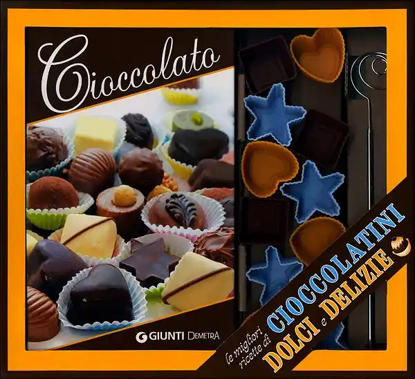 Esclusivo Cioccolato Le migliori ricette di cioccolatini, dolci e delizie - Con 12 stampini in silicone e l‘utensile per praline