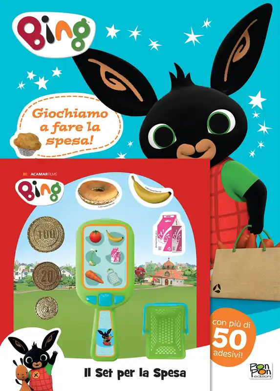 Occasione Bing. Activity con gadget. Giochiamo a fare la spesa!