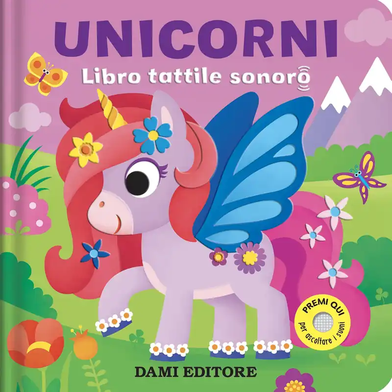 Soddisfatti O Rimborsati Unicorni Libro tattile sonoro