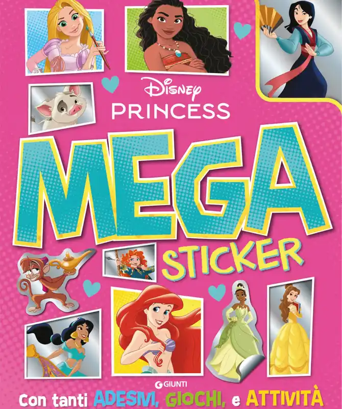 Più Venduto Principesse Disney Mega Sticker Con tanti adesivi, giochi e attività