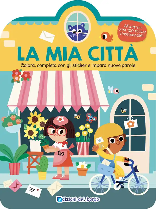 Spedizione Espresso La mia città Colora, completa con gli sticker e impara nuove parole