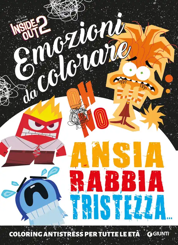 Emozioni da colorare Inside Out 2 Coloring antistress per tutte le età Compra Adesso