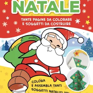 Vendita Finale Colorare in 3D - Natale Tante pagine da colorare tanti soggetti da costruire