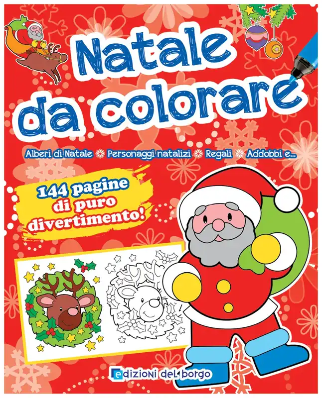 A Buon Prezzo Natale da colorare Alberi di Natale - Personaggi natalizi - Regali - Addobbi e... - 144 pagine di puro divertimento!