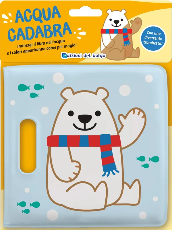 Orso polare Immergi il libro nell‘acqua e i colori appariranno come per magia! Prezzo Ridotto