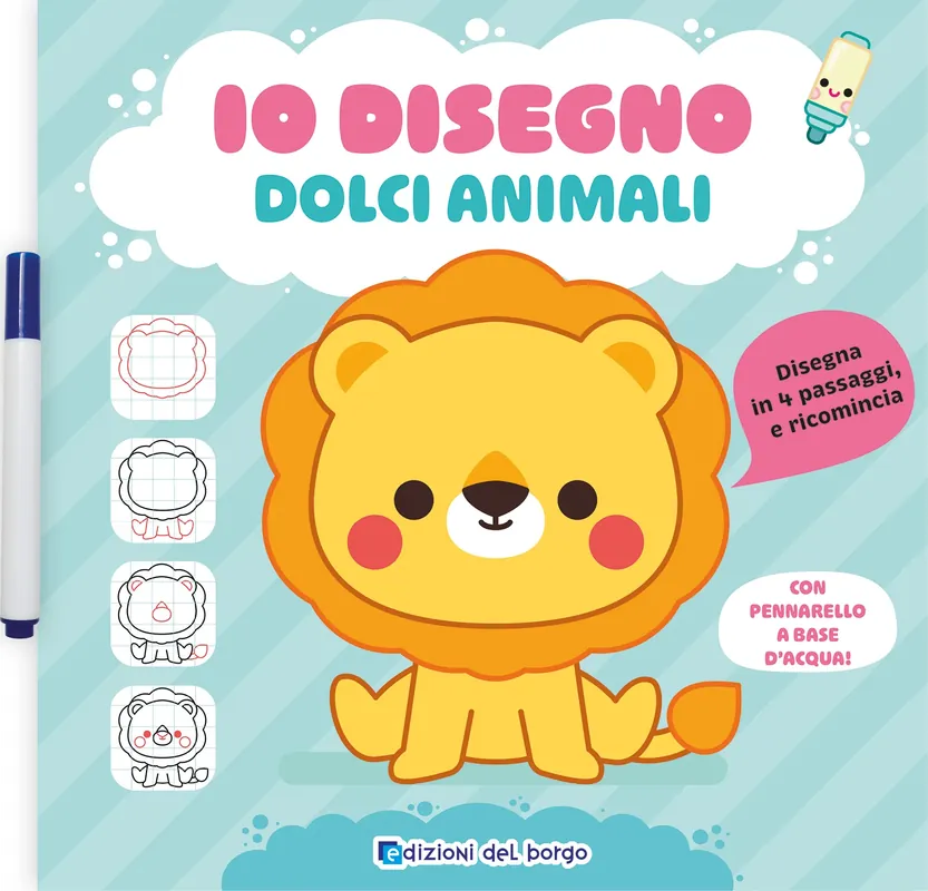 Promozione Dolci animali Disegna in quattro passaggi e ricomincia