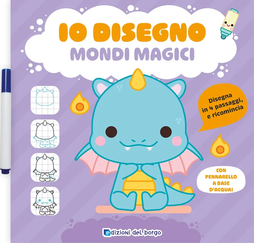 Affare Mondi magici Disegna in quattro passaggi e ricomincia