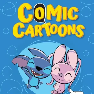 Stitch Comic Cartoons. Con Angel Professionale
