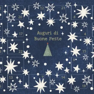 Di Tendenza Natale - biglietto calendario Stelle