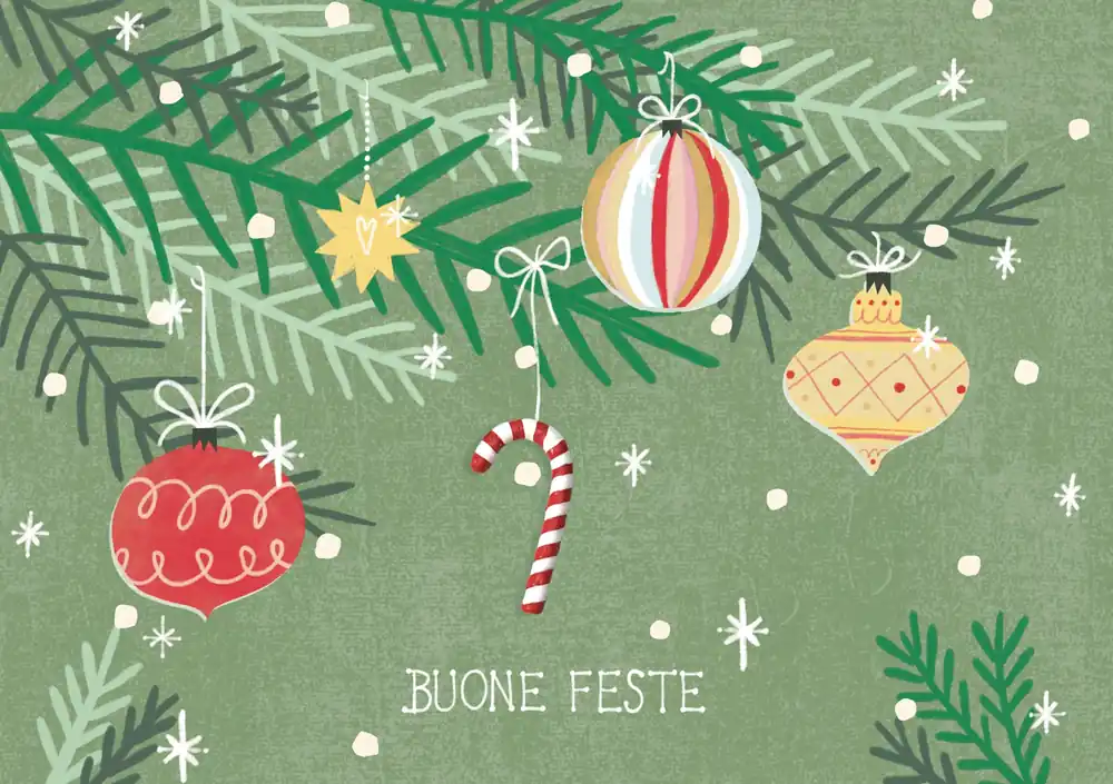 Offerta Del Giorno Natale - biglietto Bastoncino
