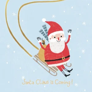 Natale - biglietto Santa Claus Offerta Lampo