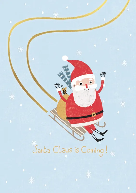 Natale - biglietto Santa Claus Offerta Lampo