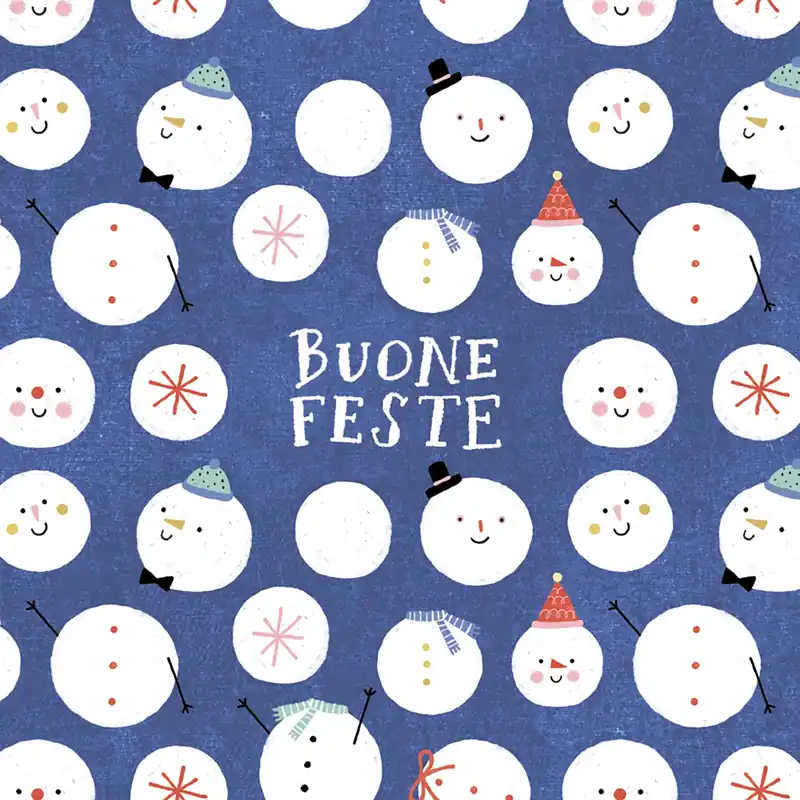 Prezzo Di Fabbrica Natale - biglietto Pupazzi
