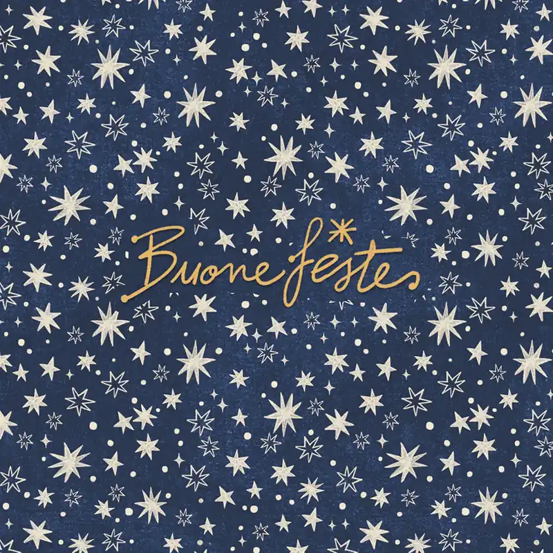 Natale - biglietto Stelle Scelto Dai Clienti