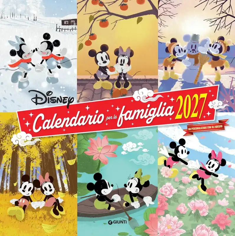 Scelto Dai Clienti Calendario per la famiglia 2027 Disney