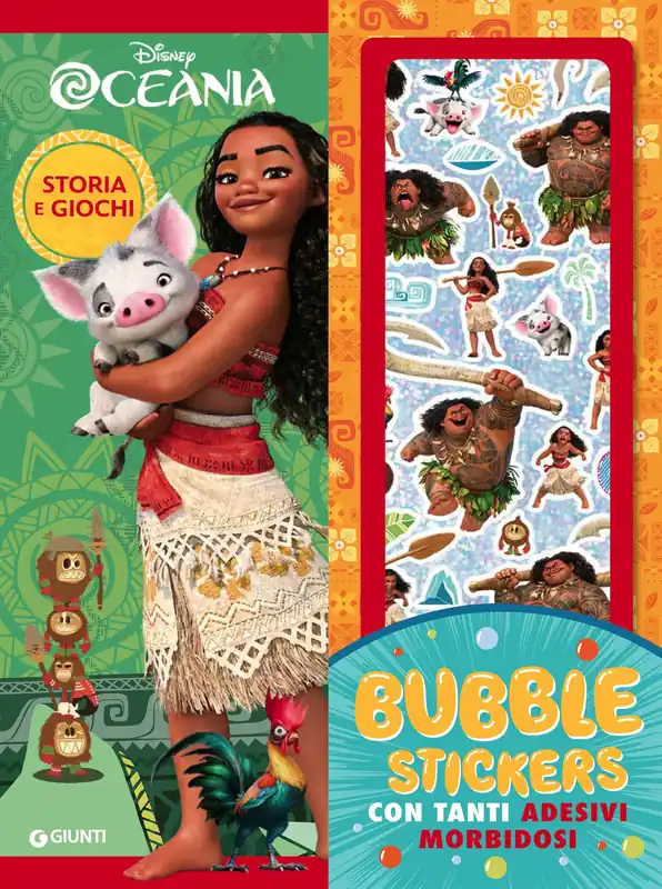 Soddisfatti O Rimborsati Oceania Bubble Stickers con tanti adesivi morbidosi Storia e giochi
