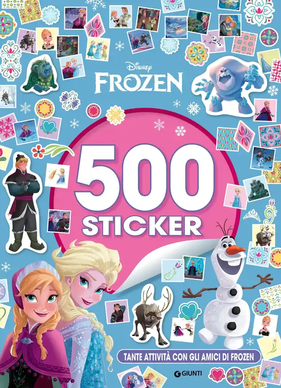 Vendita Finale Disney Frozen 500 Sticker Tante attività con gli amici di Frozen