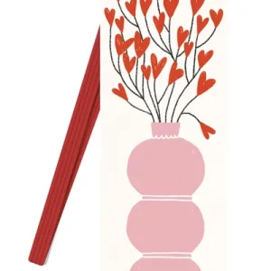 Occasione Imperdibile Segnalibro Vaso Cuori