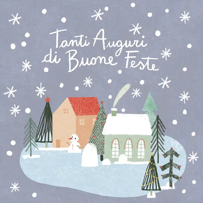 Natale - biglietto Villaggio Scelto Dai Clienti