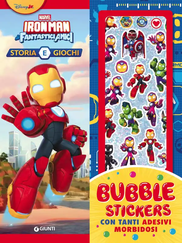Occasione Iron Man Bubble Stickers con tanti adesivi morbidosi